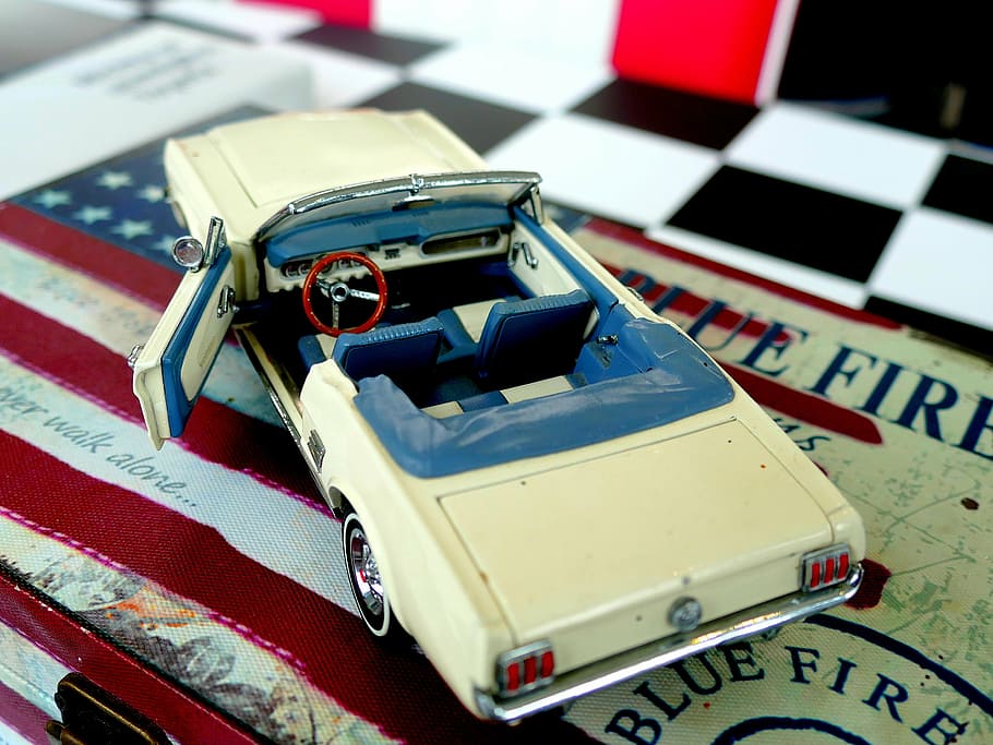 oldtimer, model, auto, toys, model car, ford, sheet metal car HD wallpaper