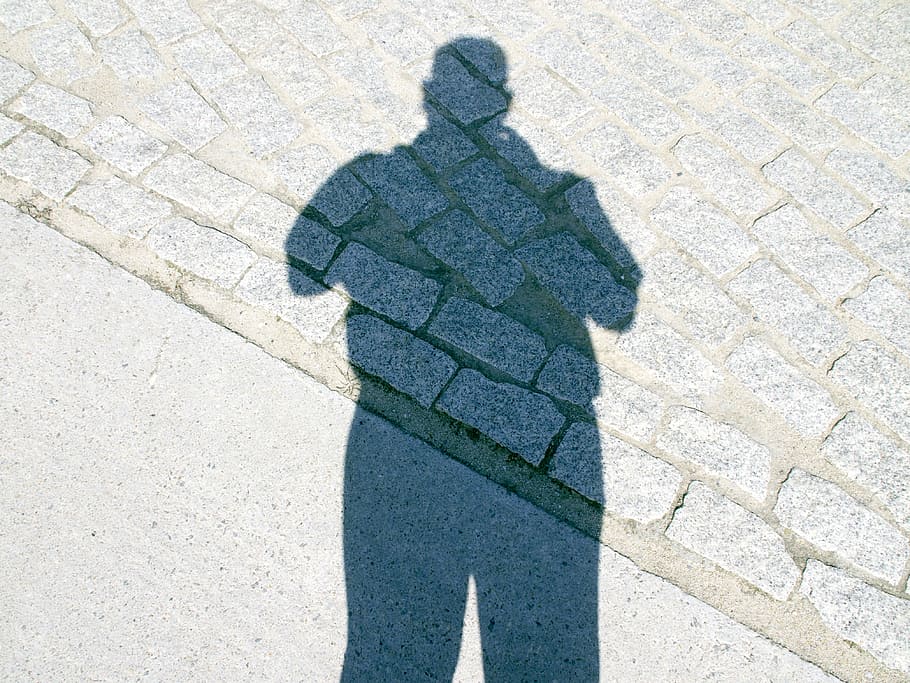 shadow, stone, strait, sunlight, real people, focus on shadow HD wallpaper