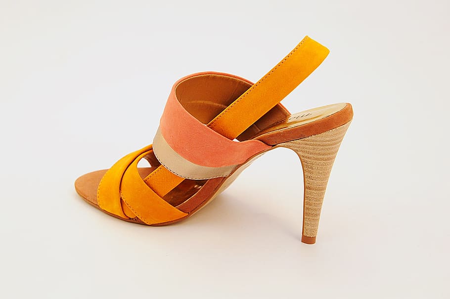 Shoe, Corner, Yellow, from, women's shoes, high heels, fashion HD wallpaper