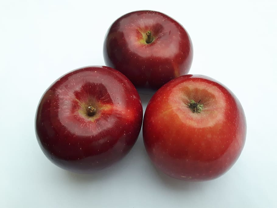 fruit, apples, eating, red, white, vitamins, nutrition, dessert HD wallpaper