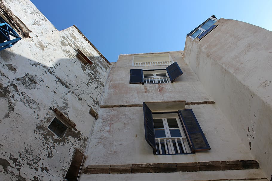 architecture, morocco, moroccan, building exterior, window HD wallpaper