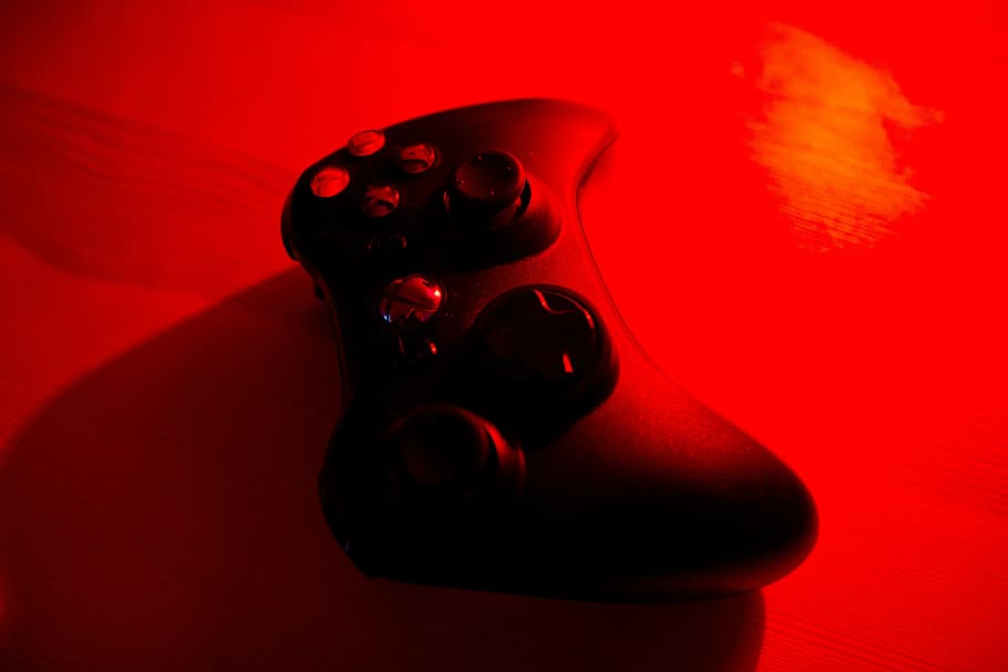 black Xbox One controller, Video Game, Gaming, entertainment, HD wallpaper