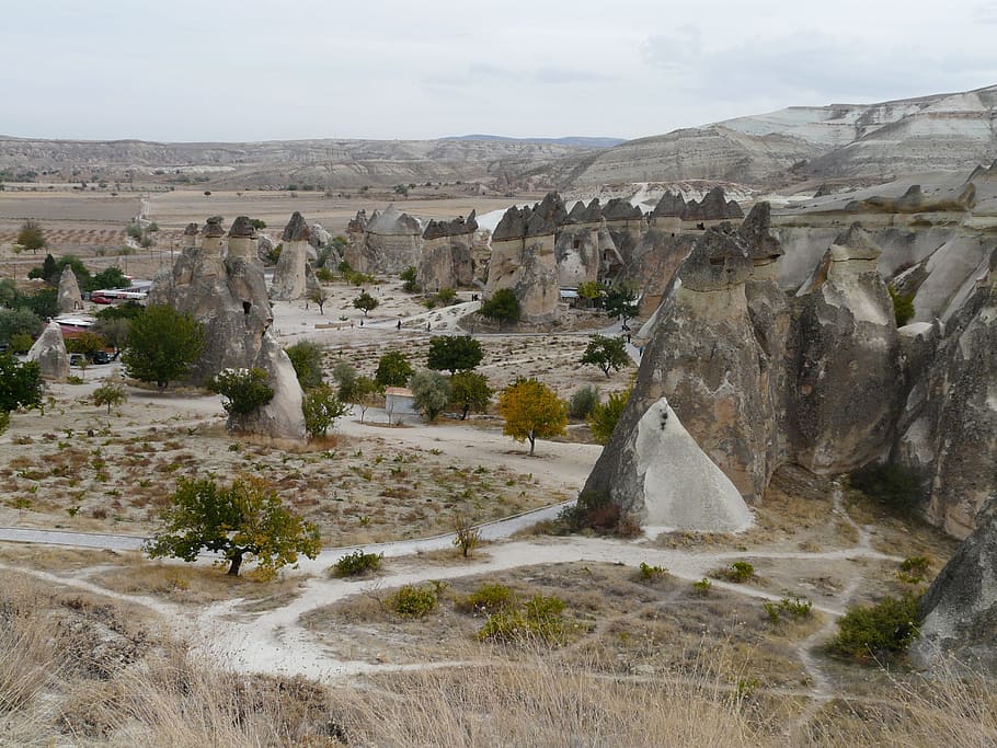 Valley Of Love, Fairy Chimneys, fairy towers, tufa, cappadocia, HD wallpaper