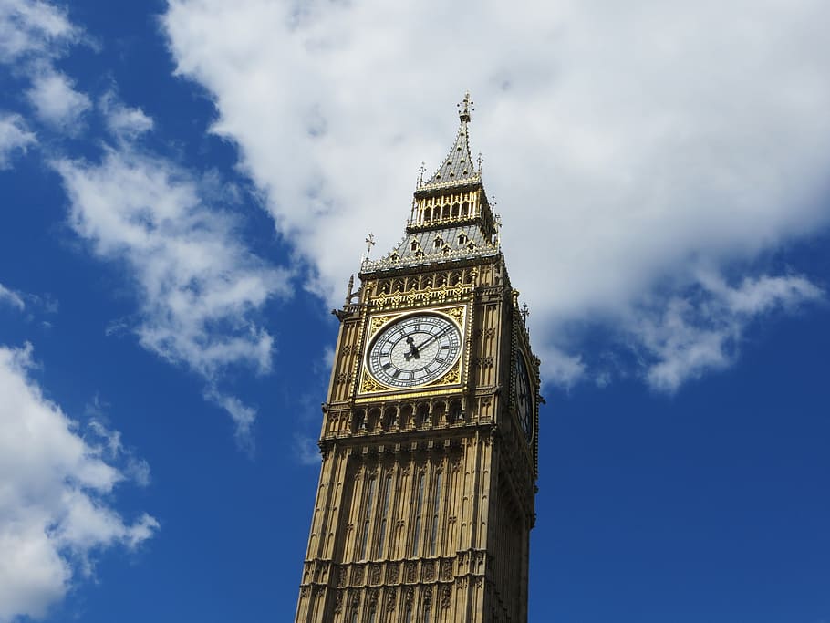Big Ben, London, Landmark, England, travel, tower, british, clock, HD wallpaper