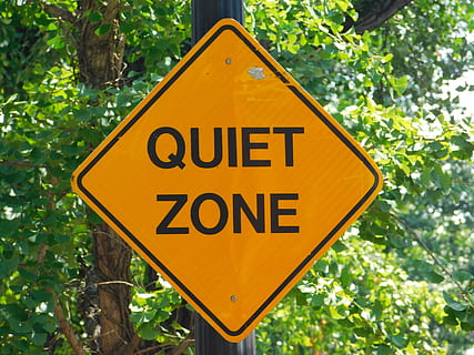quiet, zone, sign, stop, georgetown, restrict, rule, warning HD wallpaper