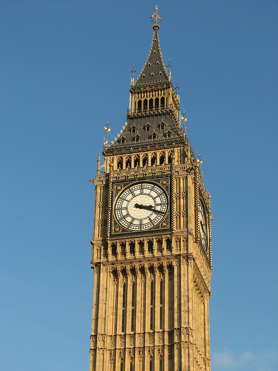 big ben, london, uk, time, clock tower, building exterior, built structure HD wallpaper