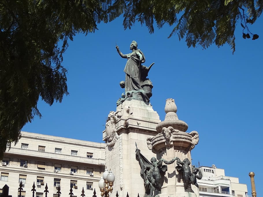 statue, buenos aires, monument, architecture, sculpture, famous Place HD wallpaper
