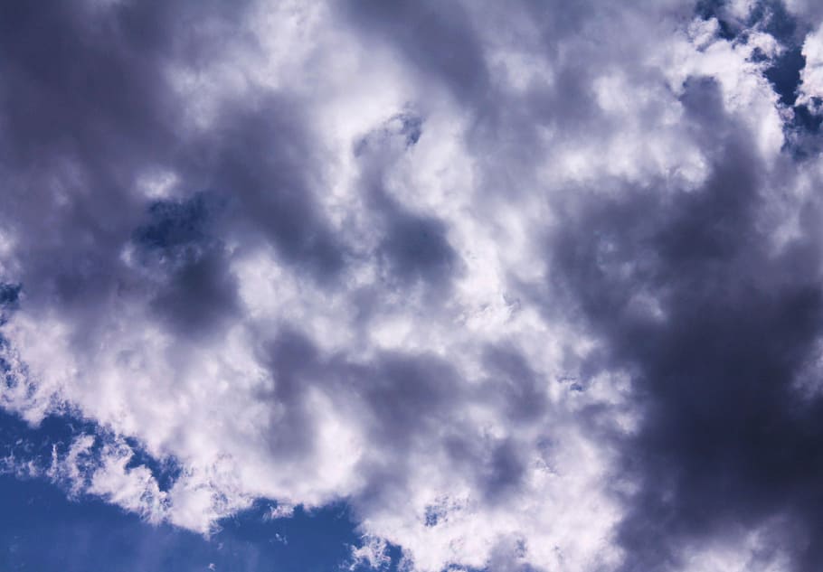 Clouds, Cloudy, Sky, Blue, cloudy sky, blue sky clouds, sunlight HD wallpaper