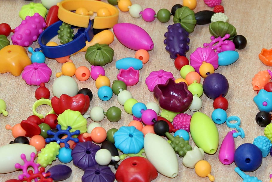 beads, toys, fun, play, colors, children, multi colored, variation HD wallpaper