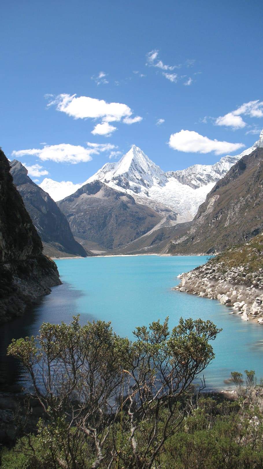 Peru, Mountain, Lake, mountain range, scenics, snow, wilderness HD wallpaper