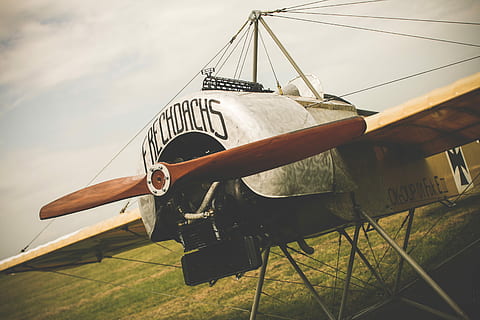 Frechdachs Old Plane, retro, airplane, air Vehicle, transportation HD wallpaper