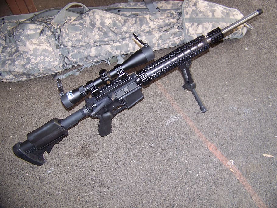 weapon, gun, rifle, wildcat, caliber, ar, ar15, 6x45, high angle view, HD wallpaper