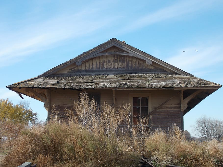 wood, abandoned, building, structure, wooden, disrepair, old HD wallpaper
