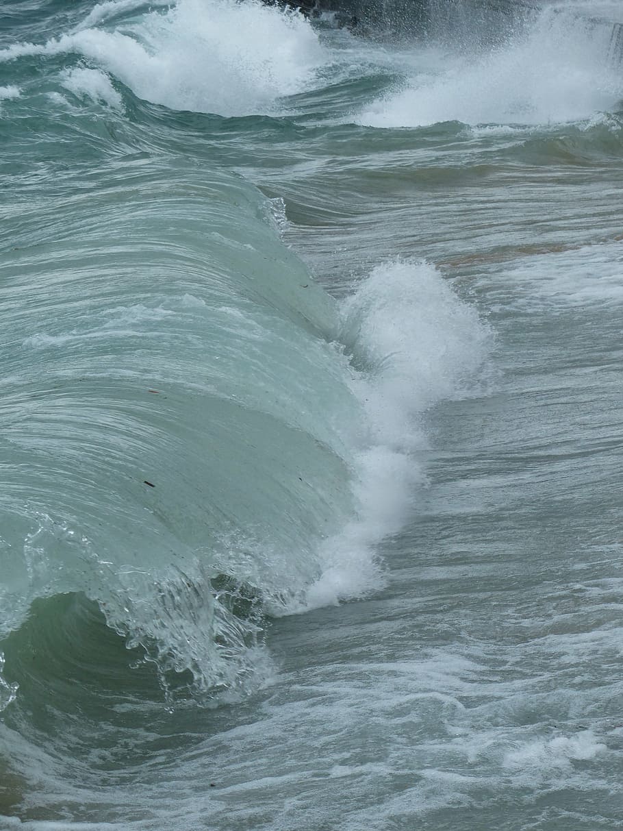wave, lake, spray, inject, water, head, nature, sea, motion HD wallpaper
