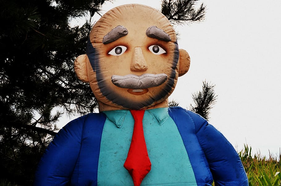 figure, moustache, plastic, funny, tie, face, man, human Face HD wallpaper