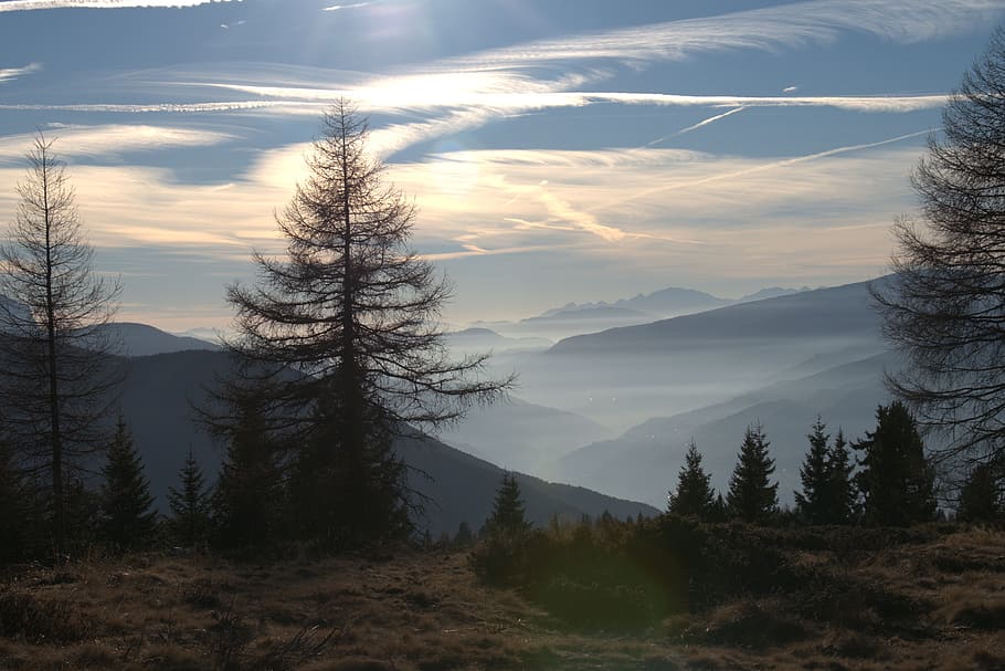 Mountains, Clouds, Fog, Landscape, south tyrol, sky, dolomites HD wallpaper