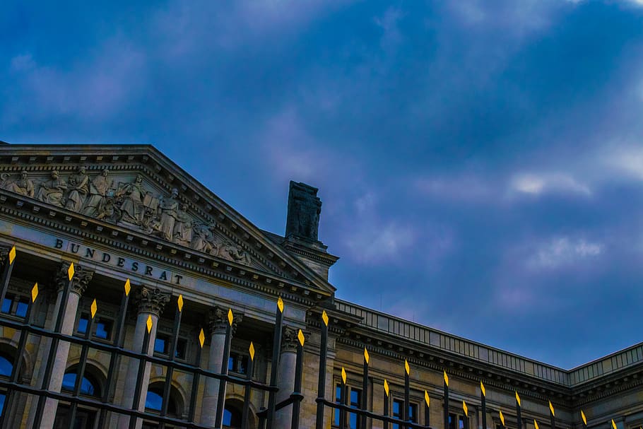 berlin, night, blue, building exterior, architecture, built structure HD wallpaper