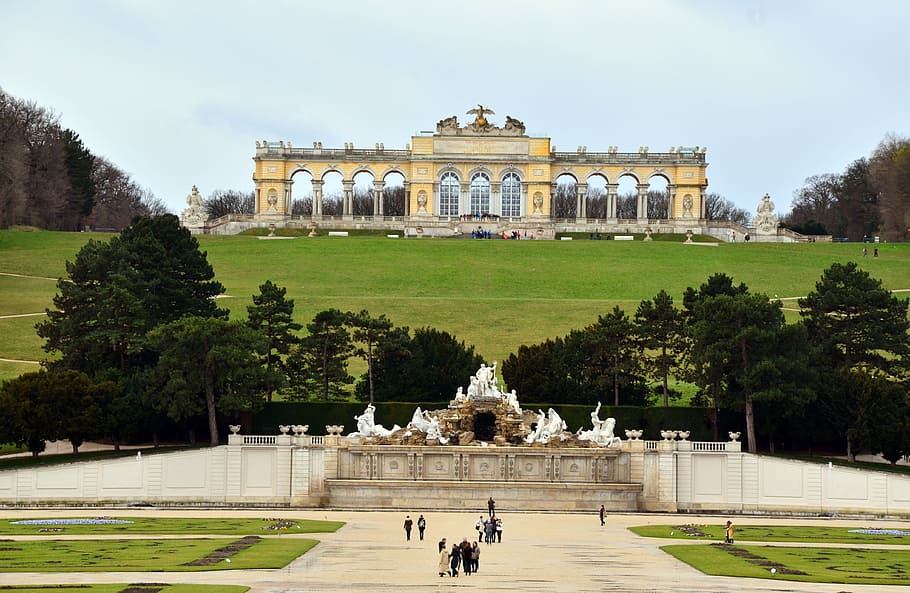 vienna, austria, architecture, building, wiener, schönbrunn HD wallpaper