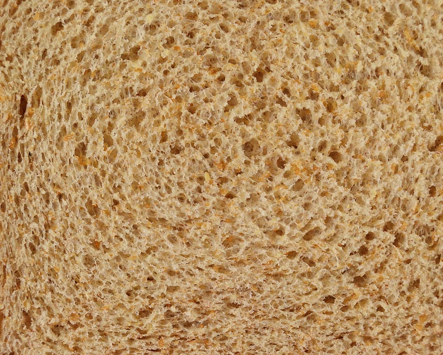 approach, detail, bread, integral, fiber, grain, slice, natural, HD wallpaper