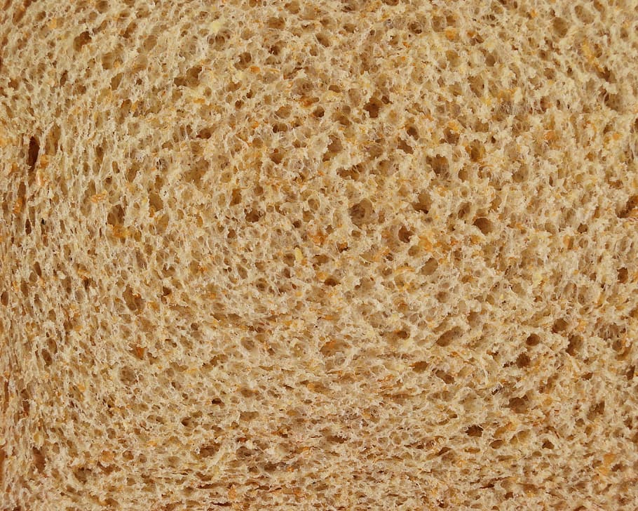 approach, detail, bread, integral, fiber, grain, slice, natural HD wallpaper
