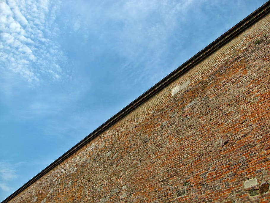 fortress, castle, castle wall, bricks, tourist attraction, middle ages HD wallpaper