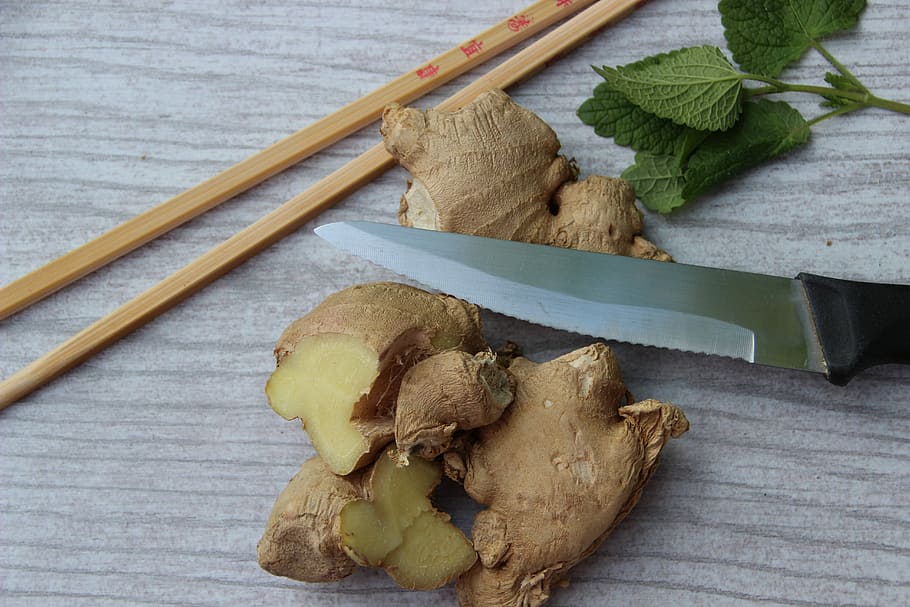 ginger, ginger root, spice, sharp, asian cuisine, natural remedies HD wallpaper