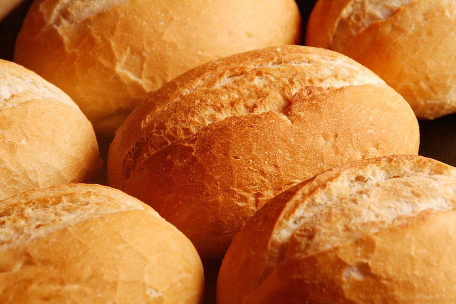 buns, roll, cute, bread, baked goods, bakery, breakfast, food HD wallpaper