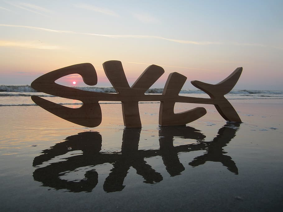 sylt, beach, holiday, north sea, sunset, summer, sky, water, HD wallpaper