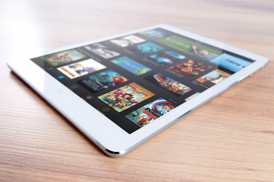 photo of turned on white table computer, ipad, mac, apple, mobile HD wallpaper