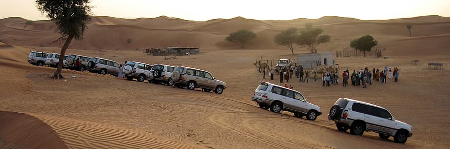 dubai, desert, dune, uae, emirates, sand, travel, tourism, landscape, HD wallpaper