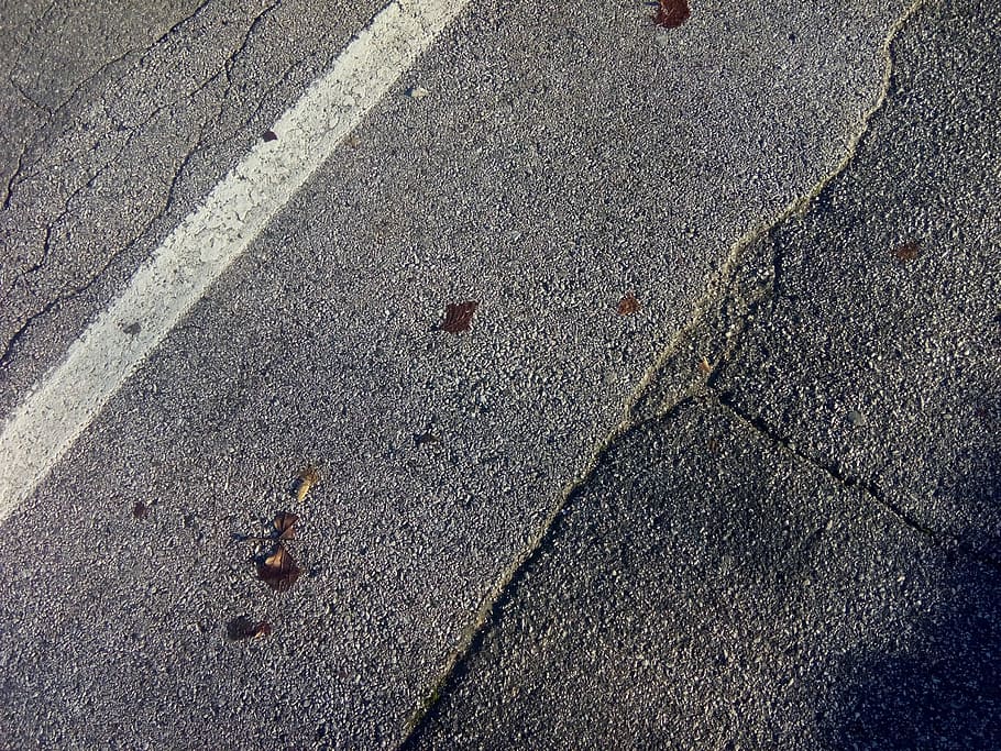 gray concrete road at daytime, Asphalt, Rough, Texture, Surface, HD wallpaper