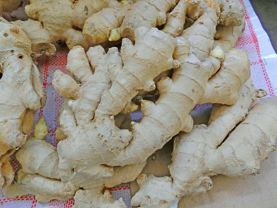ginger, healthy, root, spice, aroma, tuber, sharp, food, food and drink HD wallpaper
