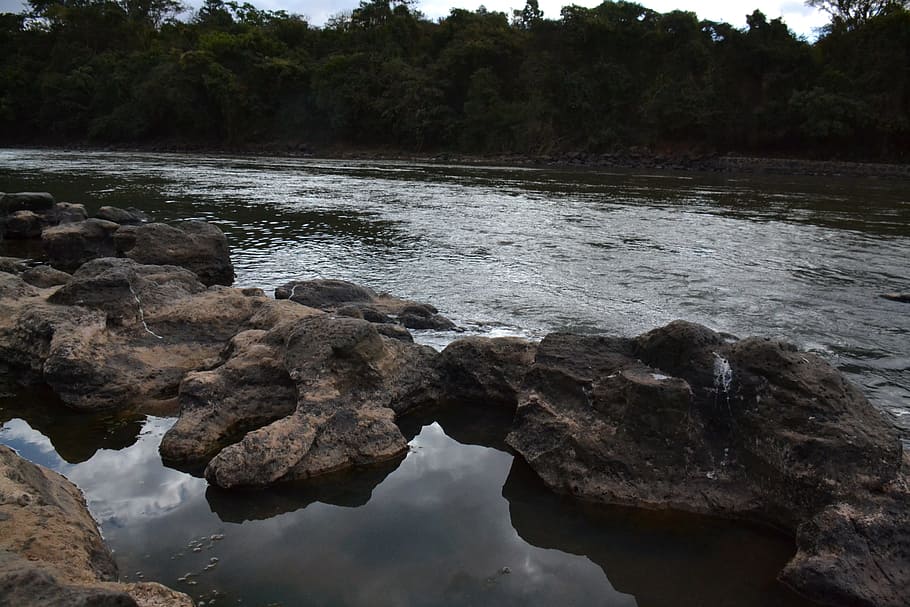 rio, stones, nature, water, rock, rock - object, solid, beauty in nature HD wallpaper