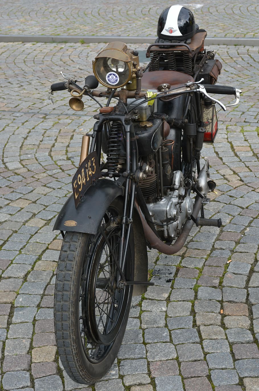 moped, moto, bicycle, oldtimer, vehicle, land vehicle, mode of transportation HD wallpaper
