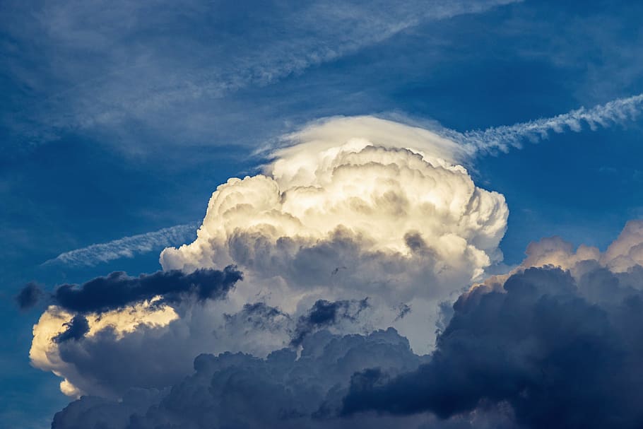 clouds, the sky, storm, the clouds, clear, cloud - sky, cloudscape HD wallpaper