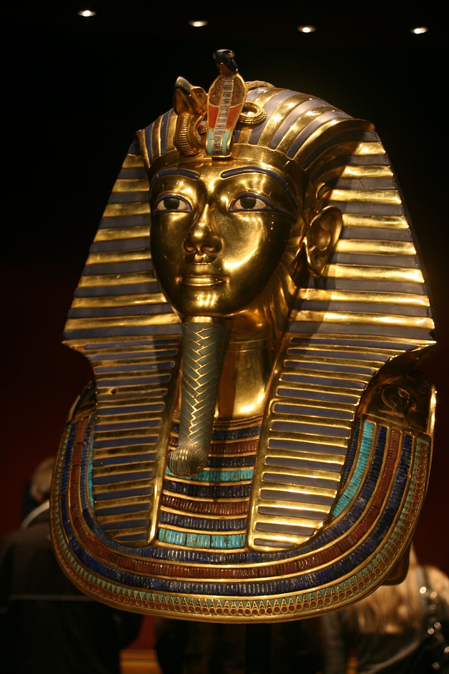 pharaonic, tutankhamun, egypt, golden, burial chamber, gold mask, HD wallpaper