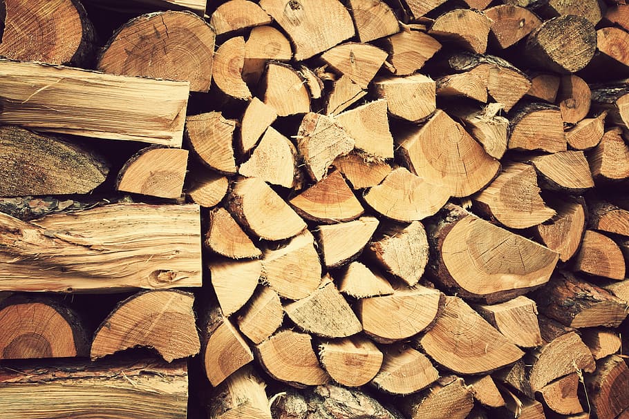 wood, logs, lumber, texture, wood - Material, firewood, tree HD wallpaper