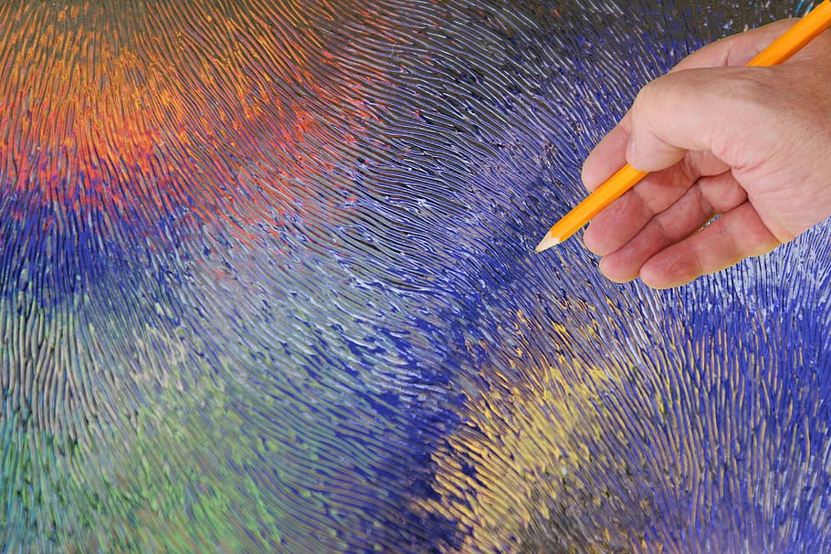 Background, Backdrop, Color, Modern, creative, colorful, hand HD wallpaper