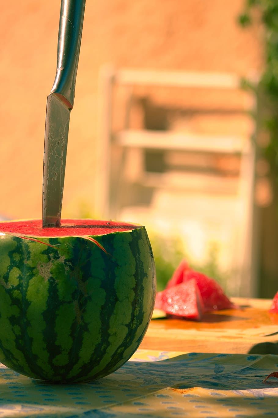 summer, red, green, fruit, watermelon, food and drink, healthy eating HD wallpaper