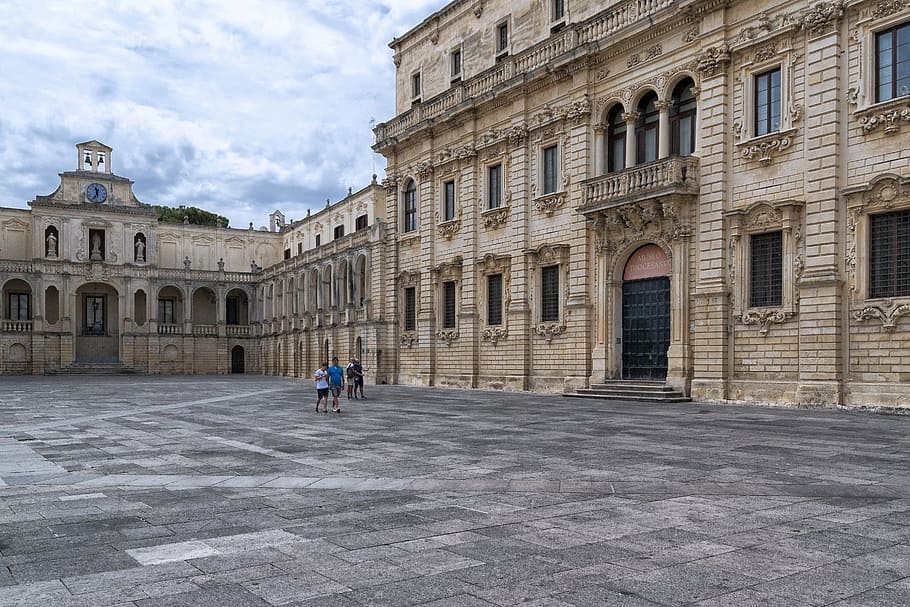 lecce, city, italy, architecture, downtown, historical centre, HD wallpaper