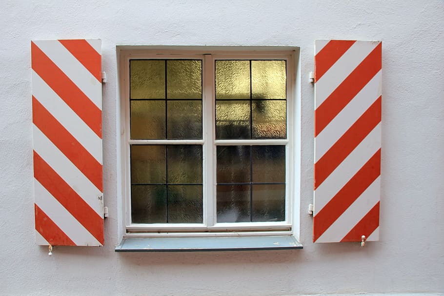building, home, window, red white, shutter, stripes, flag, uSA HD wallpaper