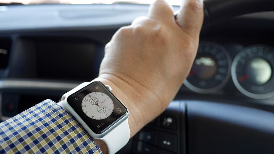 apple watch, kerr, dashboard, hand, human hand, human body part HD wallpaper