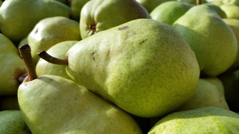 bartlett pear, healthy, fruit, food, fresh, organic, ripe, sweet HD wallpaper