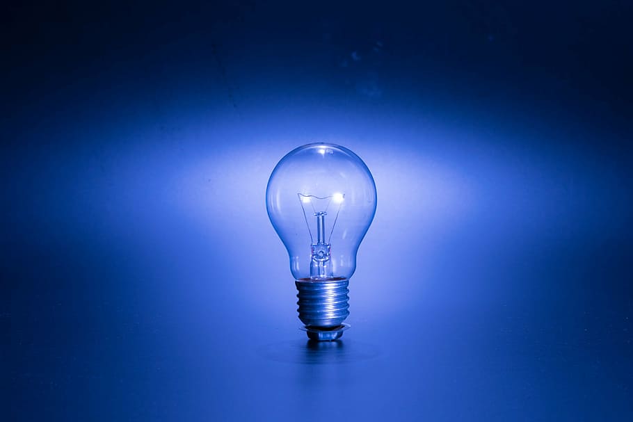 turned-off gray light bulb, focus, lights, lighting, strand, electricity, HD wallpaper
