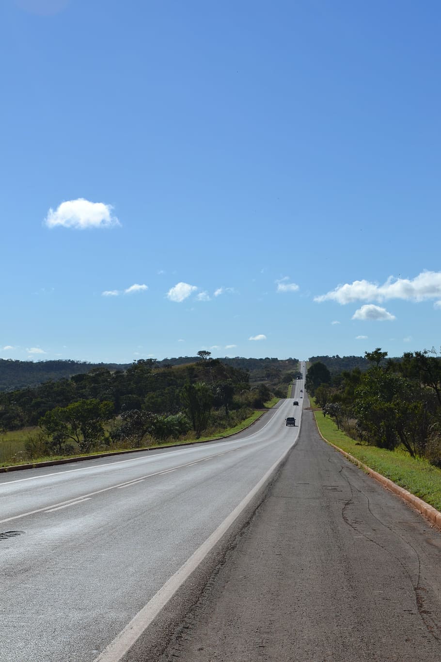 road, sky, nature, trip, path, highway, day, sol, asphalt, lane HD wallpaper