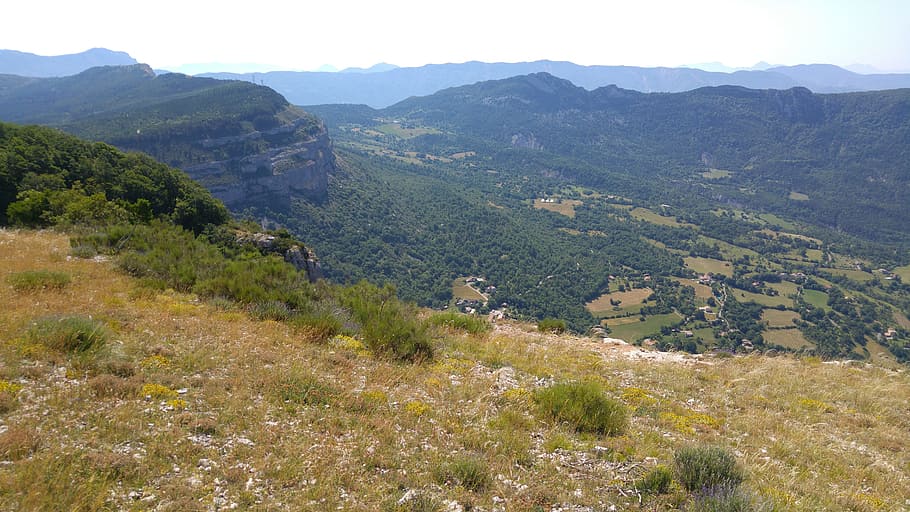 haute provence, sisteron, panorama, mountain, scenics - nature, HD wallpaper