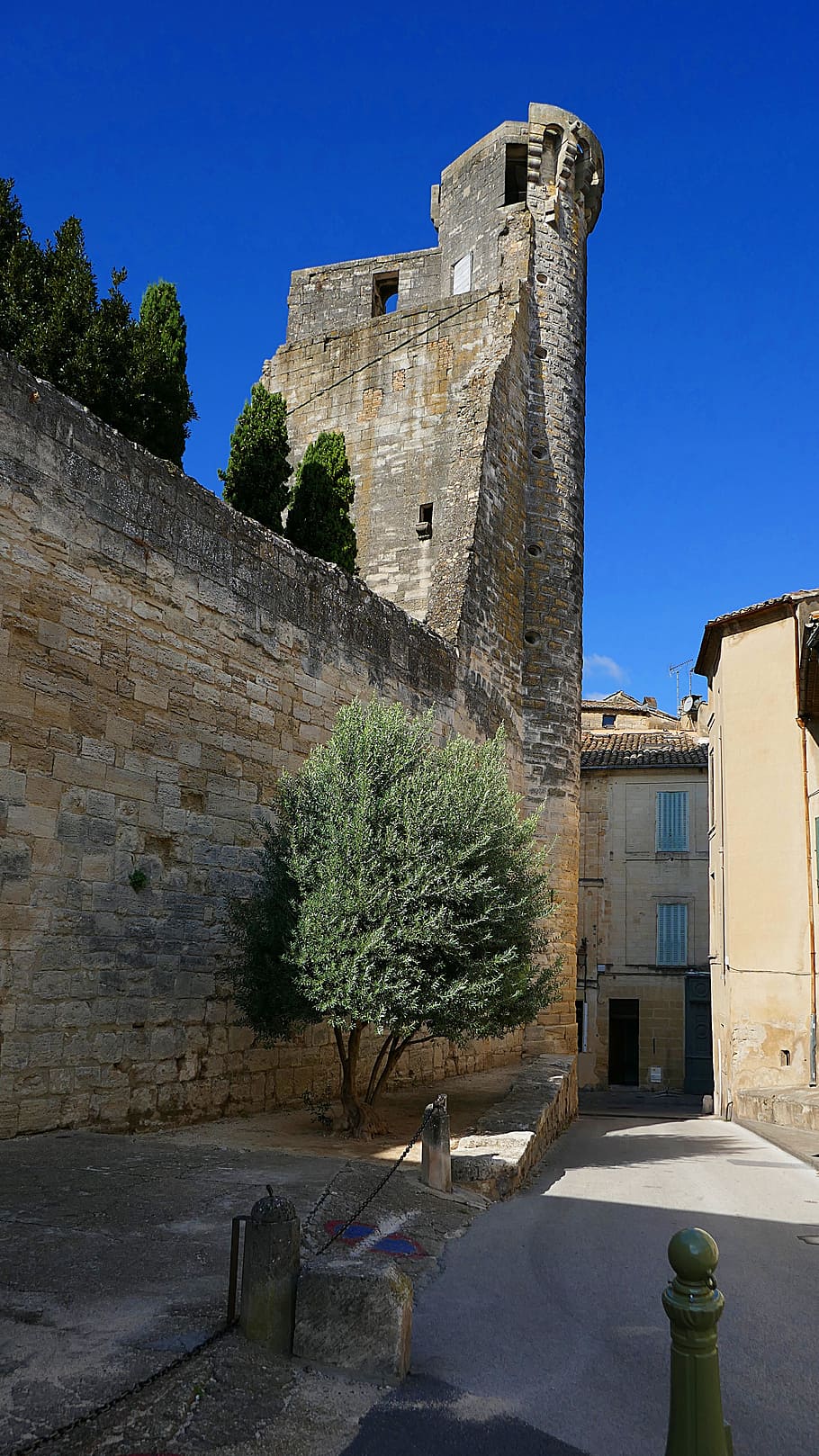 Tower, Duchy, Palace, Uzes, France, duchy palace, medieval