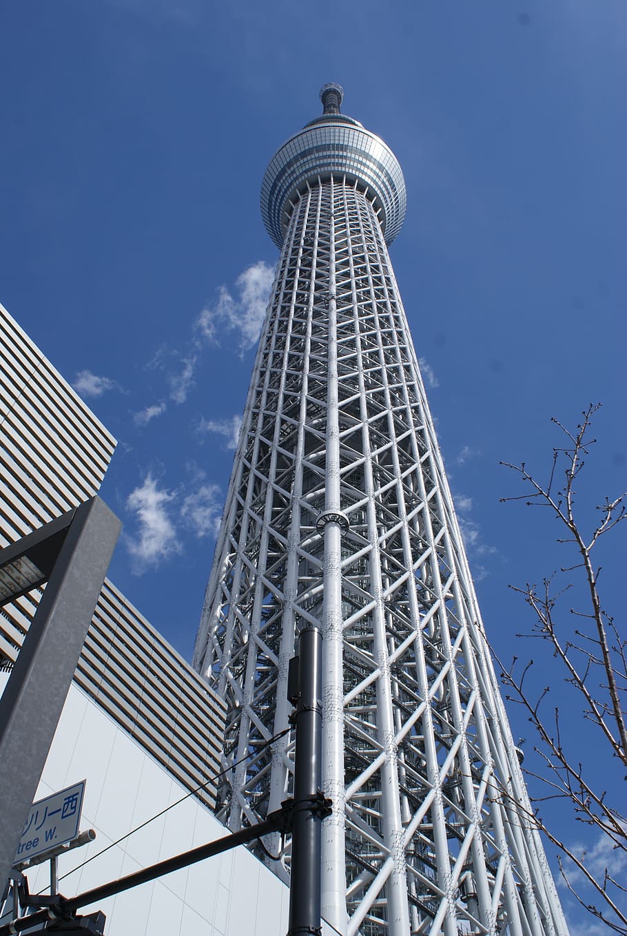 tower, tokyo, skytree, view, construction, construction art HD wallpaper