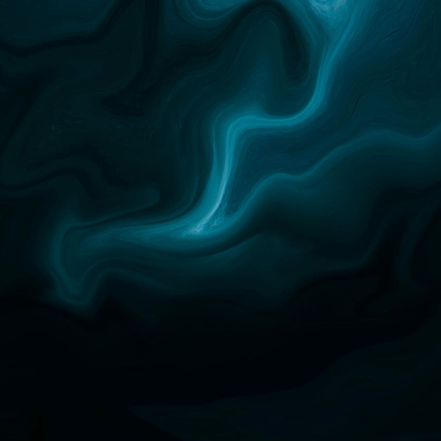 green abstract photo, green and black smoke effect graphics wallpaper HD wallpaper