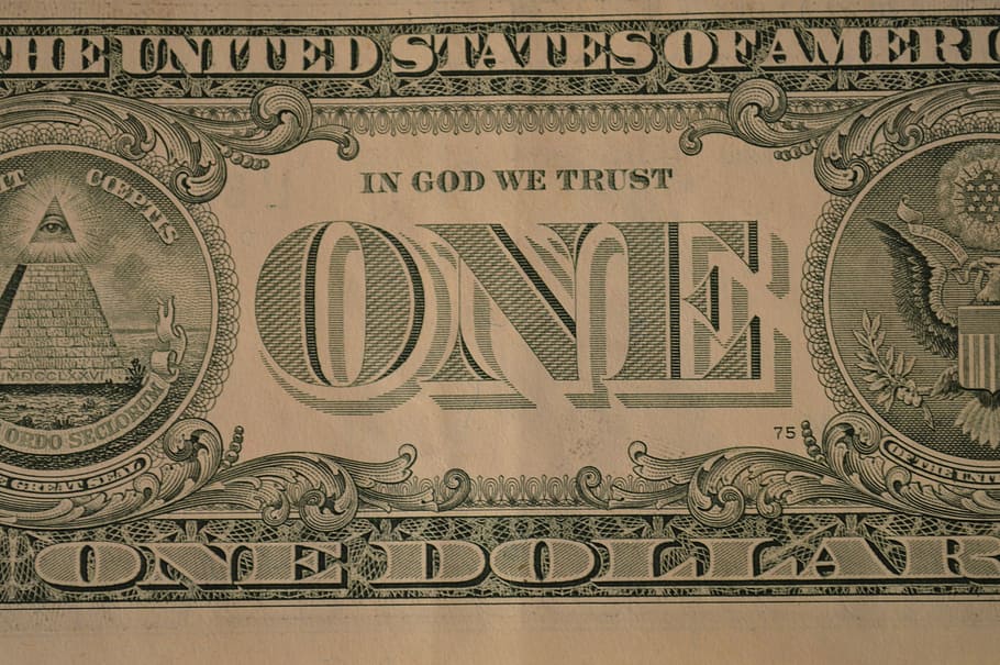 Dollar, One, Banknote, Money, Cash, bill, currency, usa, finance HD wallpaper